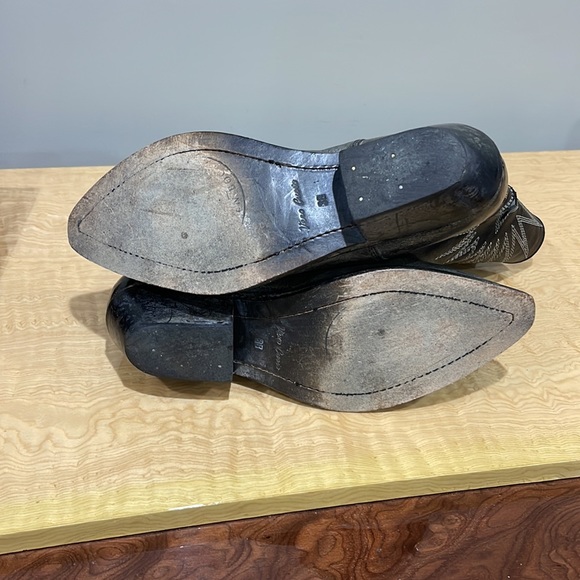 Golden Goose Cowboy Boots w Rhinestone belt - Picture 7 of 9